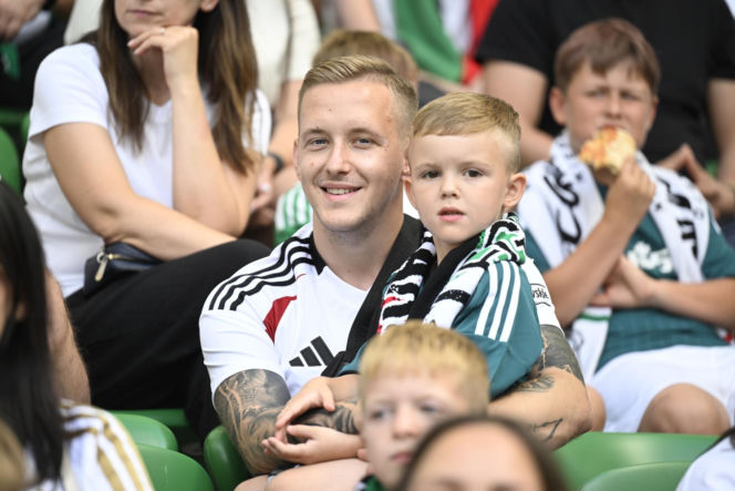 Legia Warszawa - Zagłębie Lubin: Zdjęcia kibiców
