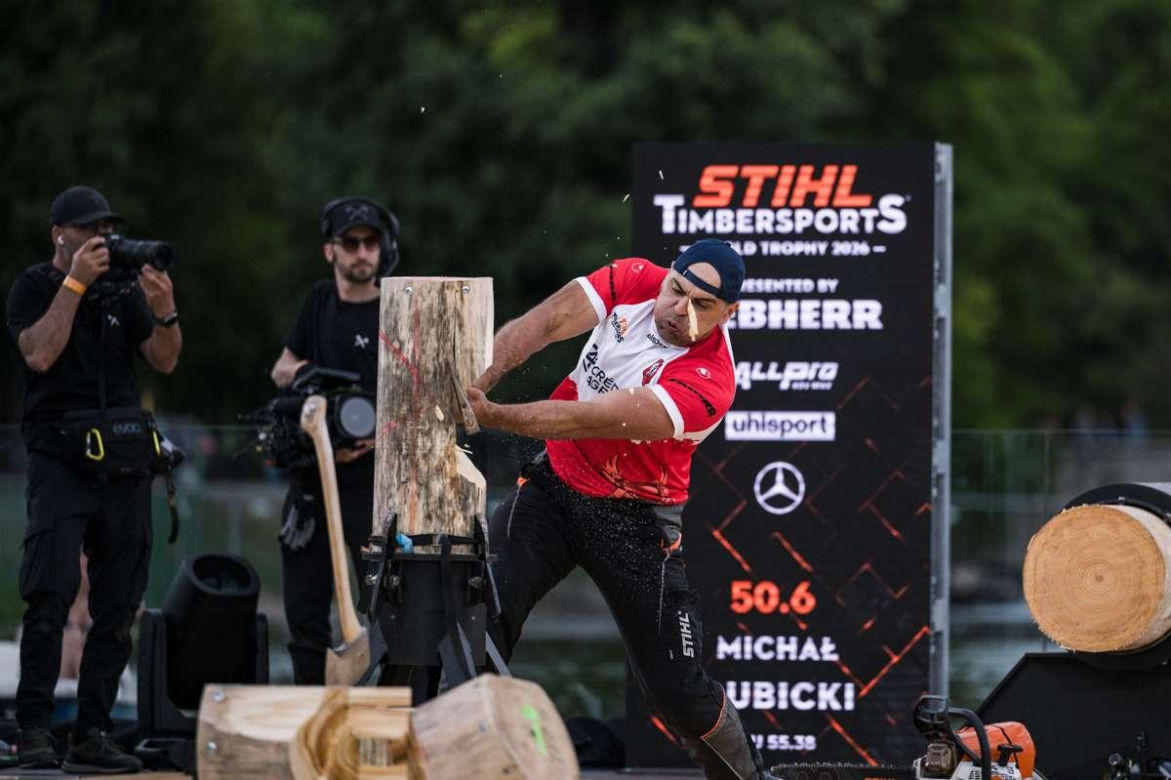 Michał Dubicki, drwal Stihl Timbersports