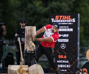 Michał Dubicki, drwal Stihl Timbersports