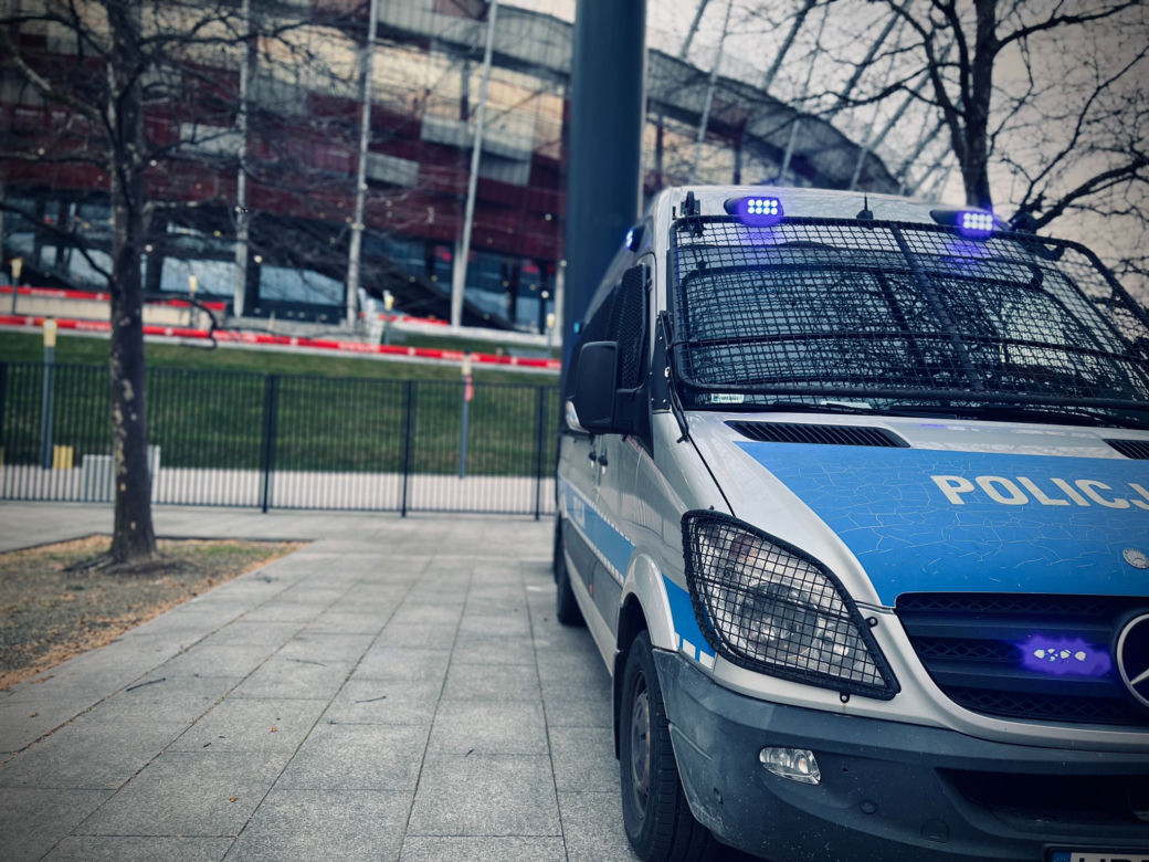 Policja zabezpiecza okolice PGE Narodowego