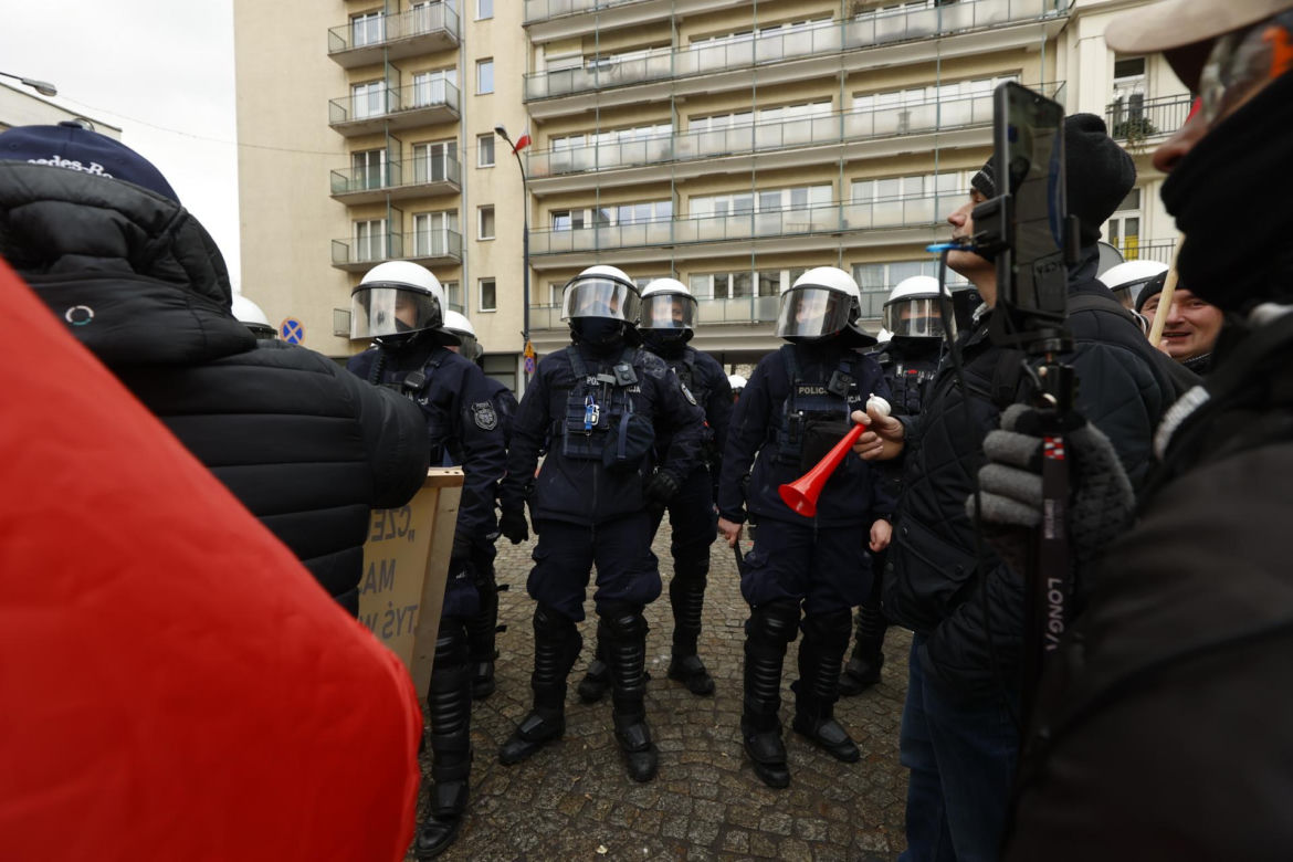 Strajk generalny rolników w Warszawie
