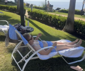 Doda z mamą w Hiszpanii