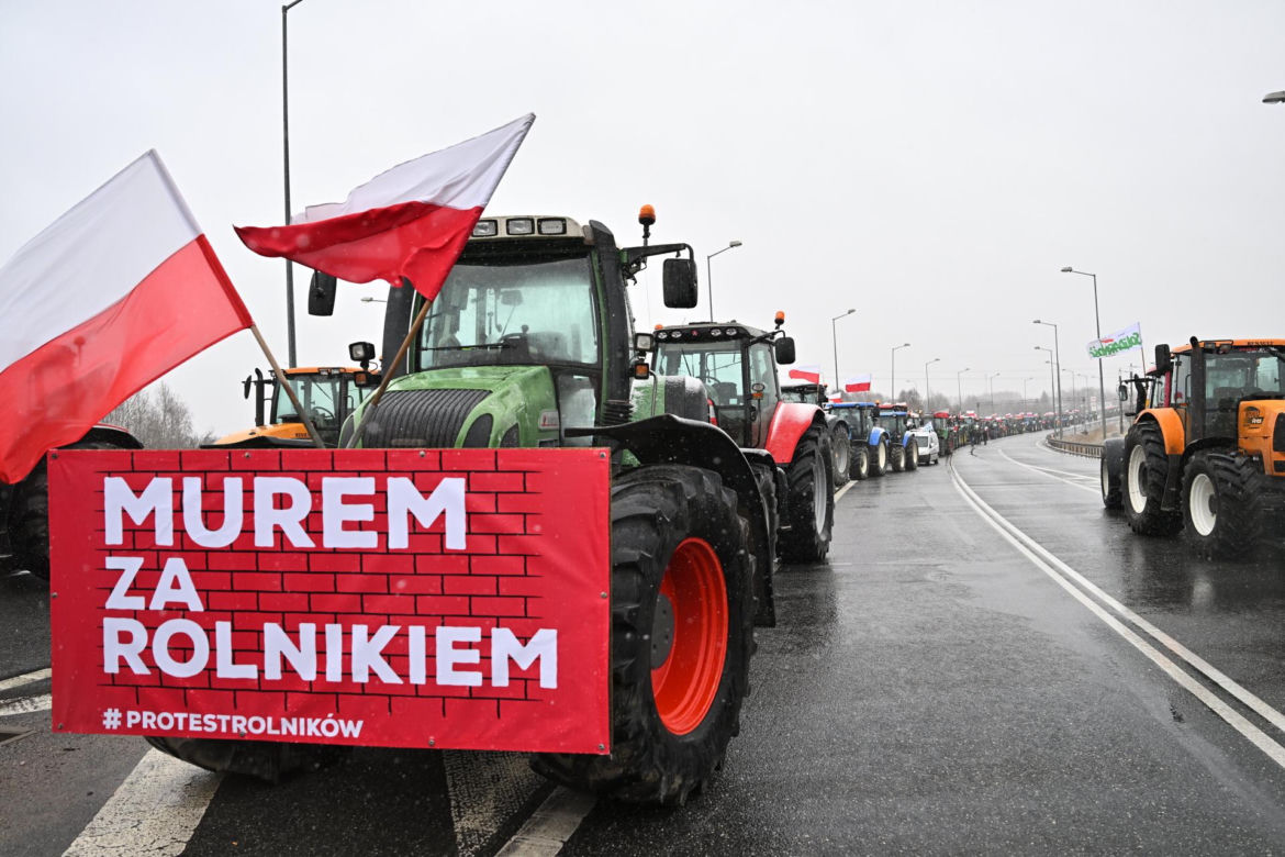 Mińsk Mazowiecki. Ogólnopolski protest rolników