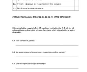 Matura 2026: język ukraiński - arkusz CKE