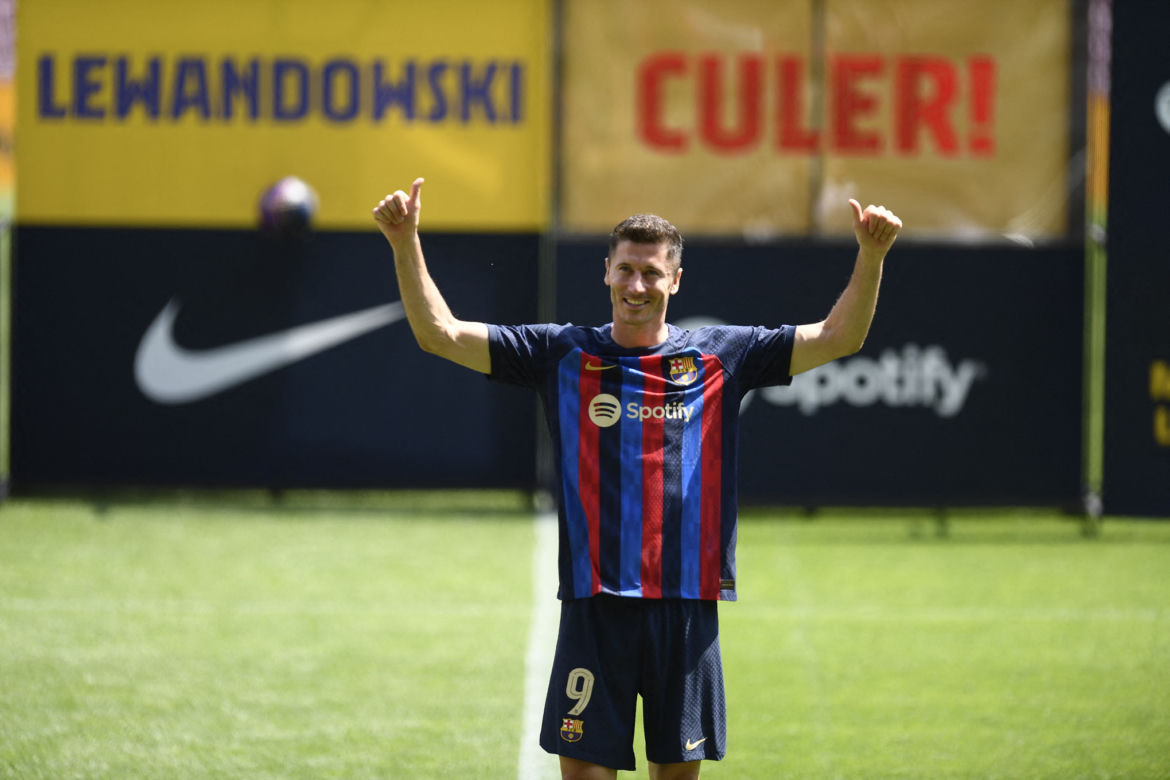 Oficjalna prezentacja Roberta Lewandowskiego w barwach FC Barcelona