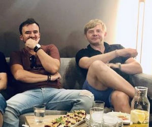 Rafał Zawierucha z bratem Grzegorzem