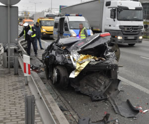 Wypadek na trasie S8