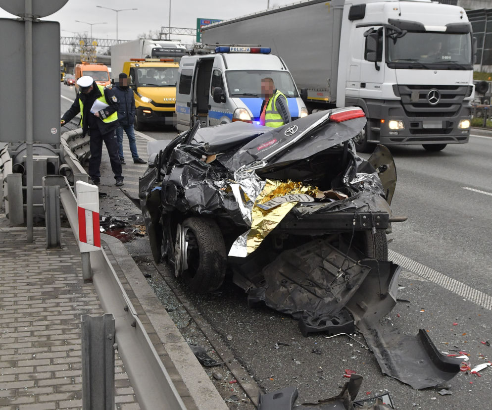 Wypadek na trasie S8