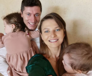 Robert Lewandowski, Anna Lewandowska, Klara Lewandowska, Laura Lewandowska