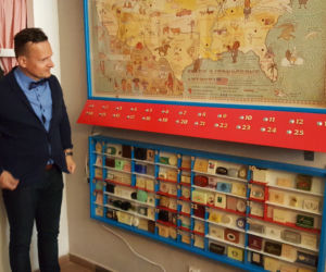 Pokaźna kolekcja mydełek z amerykańskich hoteli trafiła do muzeum w Bydgoszczy