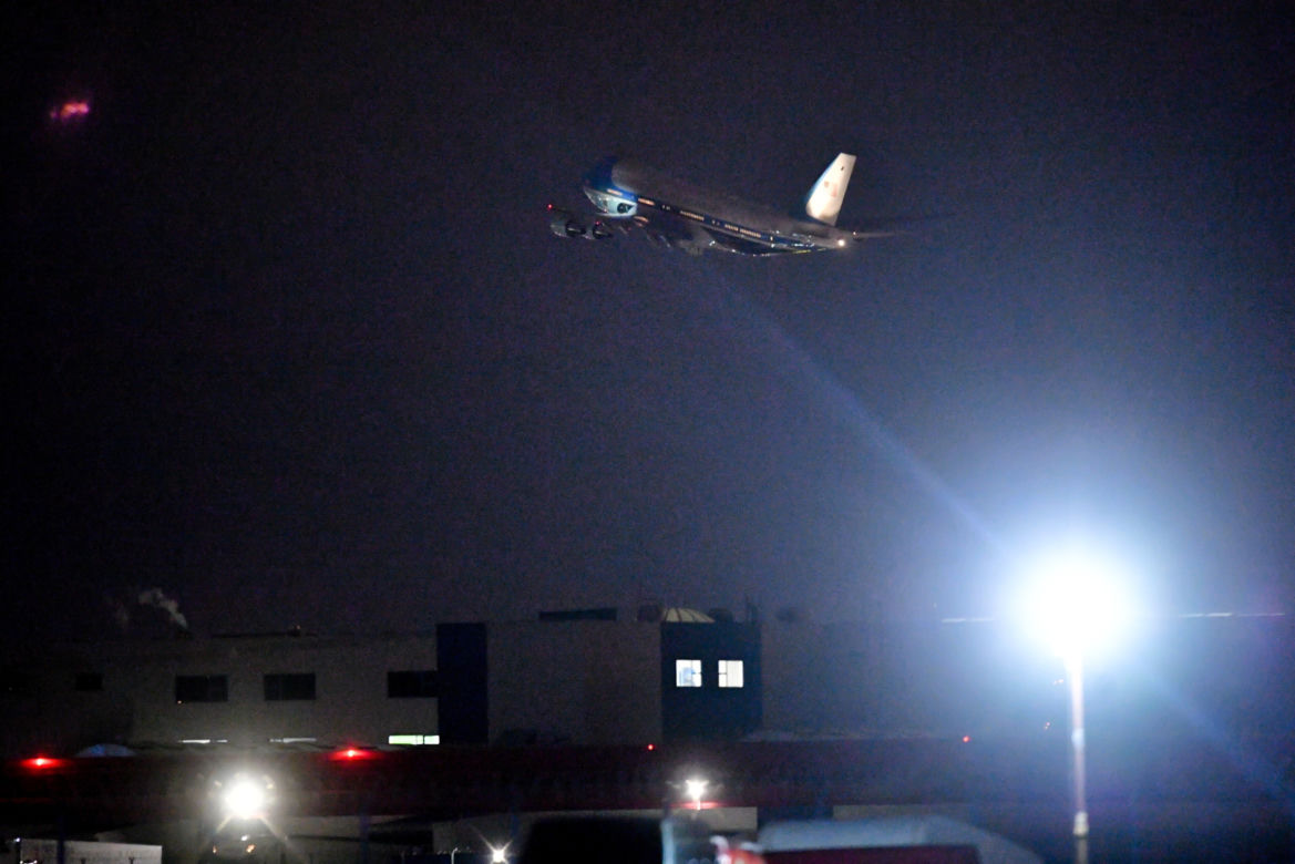 Samolot Air Force One na Lotnisku Chopina