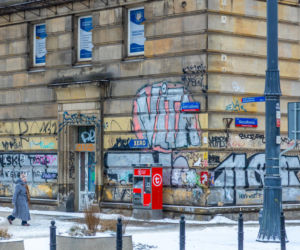 Graffiti w centrum Warszawy w 2026 r.