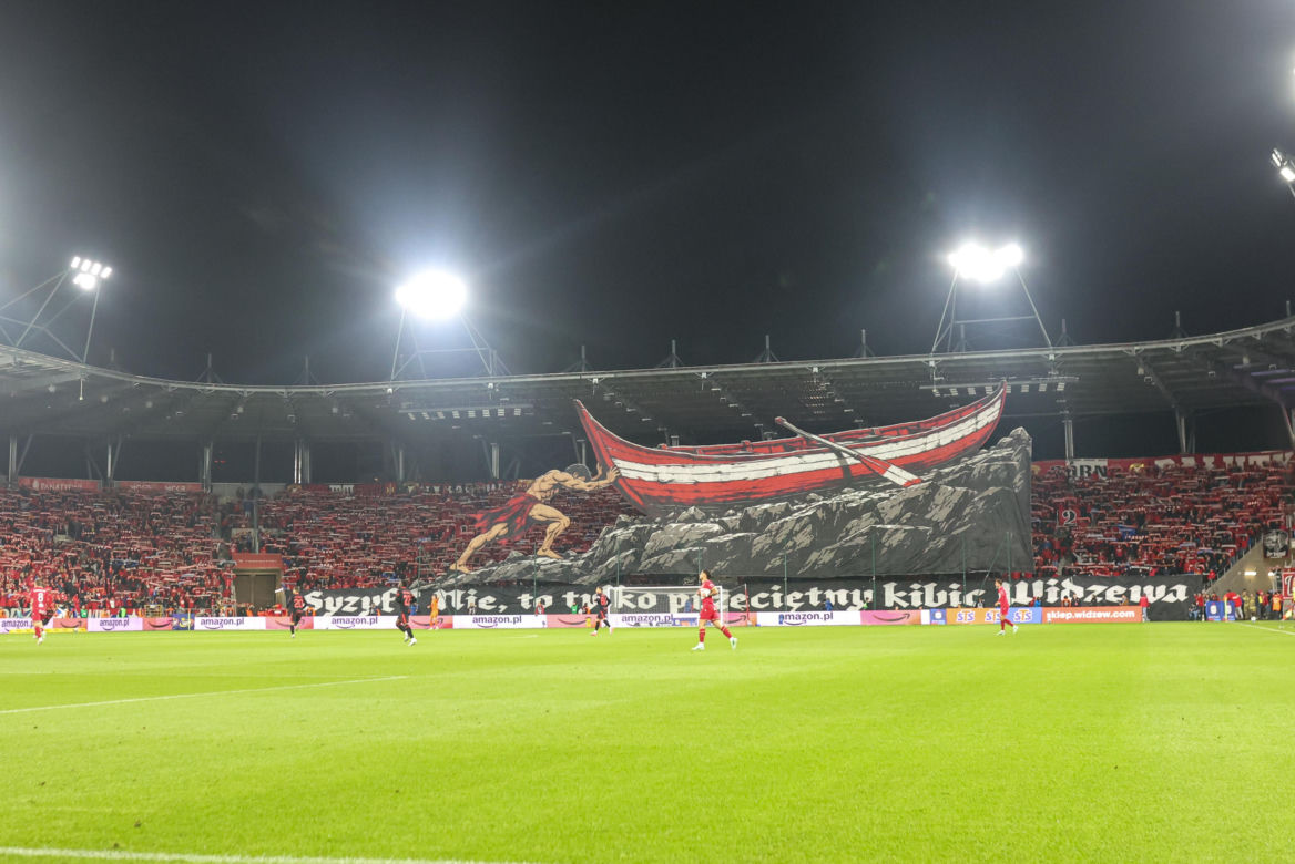 Widzew Łódź - Górnik Zabrze: Zdjęcia kibiców i zawodników z klasyku w ramach 12. kolejki PKO BP Ekstraklasy