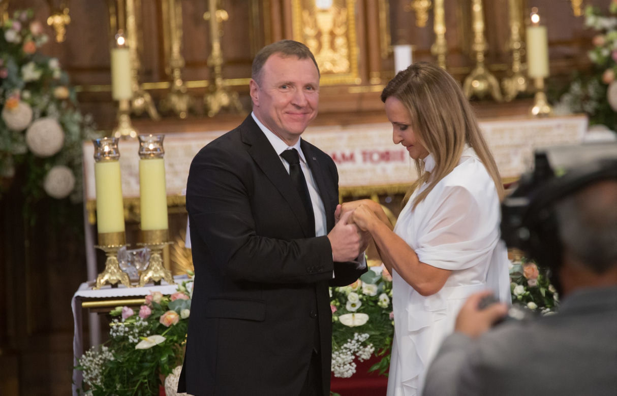 Państwo Kurscy już po ślubie