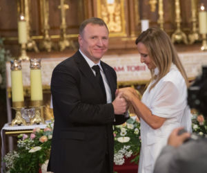 Państwo Kurscy już po ślubie