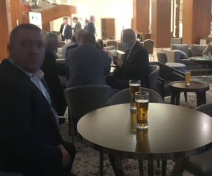 Kosiniak przemawia delegacja się zabawia