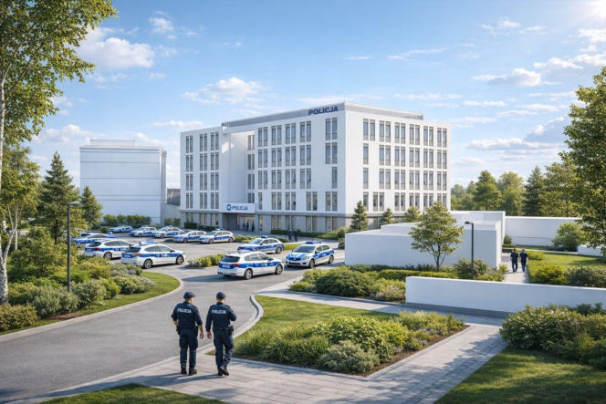 Kilka pięter i podziemny parking. Komenda Miejska Policji w Lesznie będzie rozbudowana