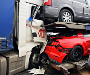 Poważny wypadek na S8 - 3 ciężarówki