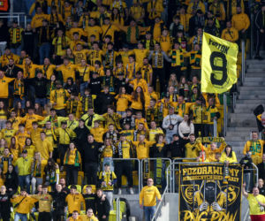 GKS Katowice - Lechia Gdańsk: Zdjęcia kibiców i zawodników z meczu 25. kolejki PKO BP Ekstraklasy