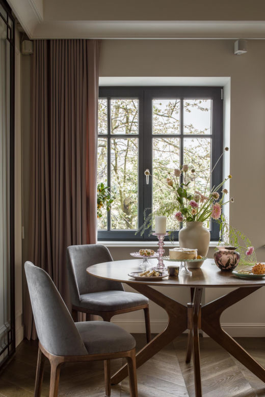 Jadalnia w stylu modern classic