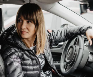 Grażyna Wolszczak w Volvo XC60