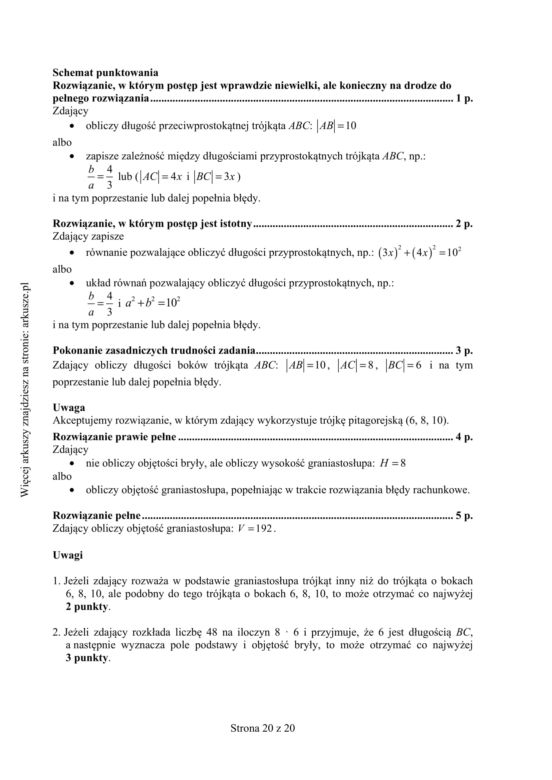 Matura próbna 2020 matematyka. Mamy odpowiedzi! Sprawdź, jak Ci poszło