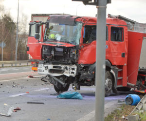 Zginęli w wozie strażackim chwilę po tym jak wyjechali z remizy