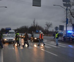 Blokada drogi krajowej DK7