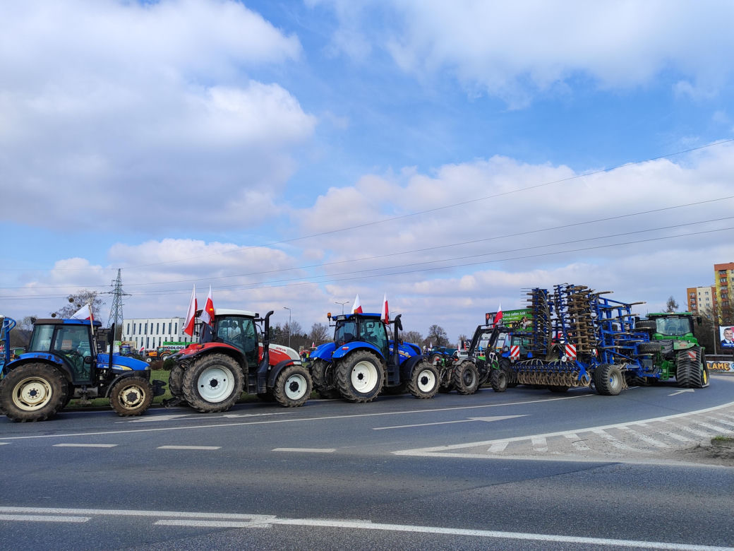 Protest rolników w Radomiu 20 marca