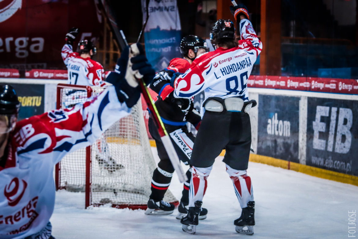 KH Energa Toruń - Ciarko STS Sanok 4:3 d. - zdjęcia z lodowiska Tor-Tor