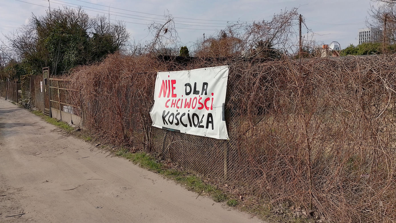 Protest mieszkańców Osiedla Maltańskiego w Poznaniu trwa