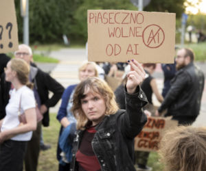 Protest w Piasecznie przeciwko Data Center