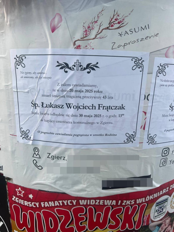 Zgierz. Kilkaset nekrologów dwóch radnych miejskich. To Przemysław Jagielski i Łukasz Frątczak [ZDJĘCIA].