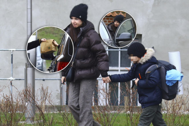 Kaczyńska kupiła synowi obiad w fast foodzie. Papierowa torba była nieźle wypchana! [ZDJĘCIA]