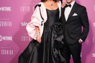 Edyta Górniak z synem Allanem na premierze filmu dokumentalnego o jej życiu i karierze