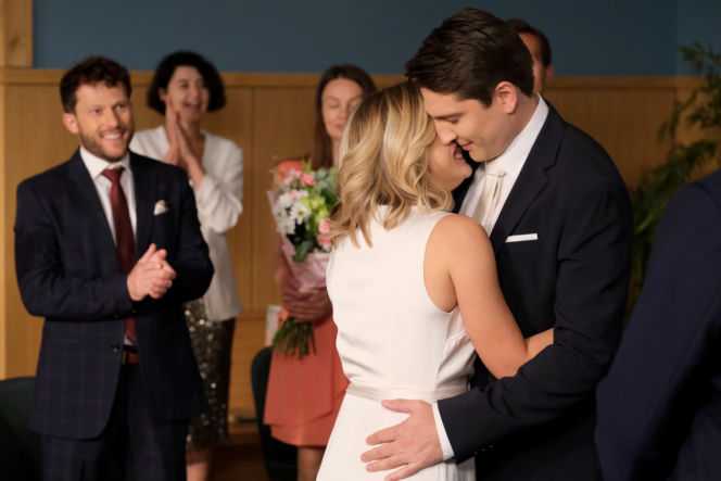 M jak miłość odc. 1903. Dima (Pszeniczny Michaił), Julia (Marta Chodorowska)