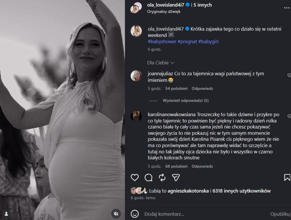 Ola Tomala baby shower