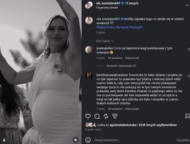 Ola Tomala baby shower