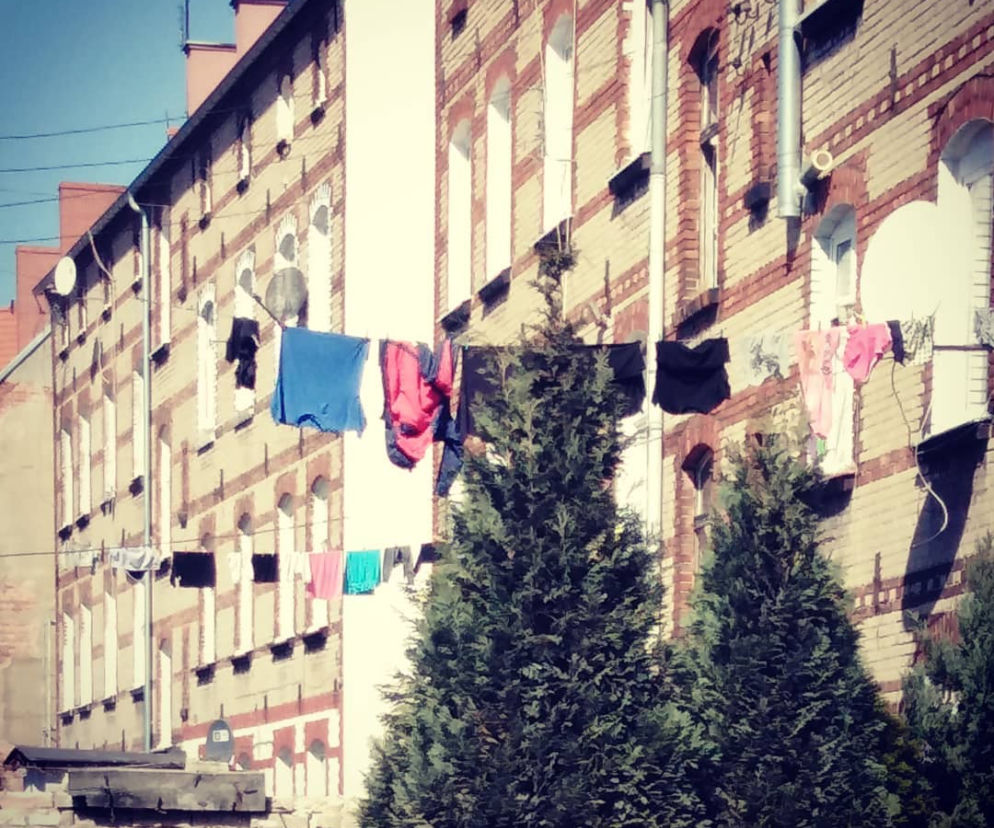 Jedno z podwórek na Skolwinie