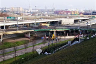 Rozpoczęła się rozbiórka łącznic Trasy Zamkowej