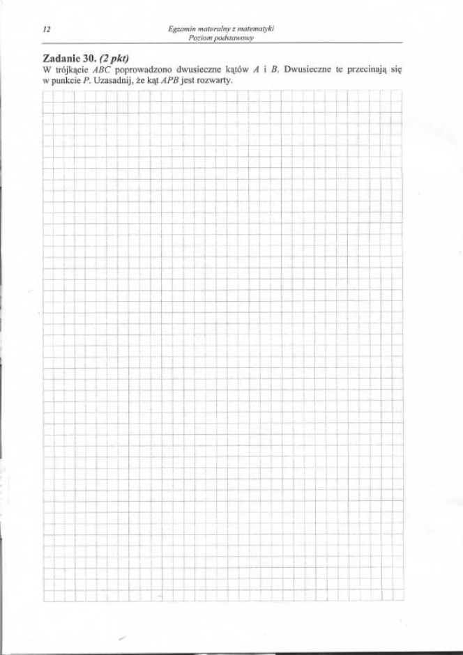 Matura 2012 matematyka podstawowy 