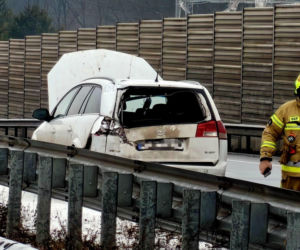 Droga w obu kierunkach jest całkowicie zablokowana