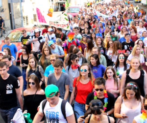 Korowód studentów przeszedł ulicami Szczecina