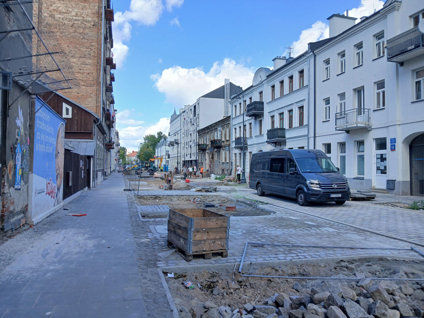 Przebudowa ul. Środkowej w Warszawie