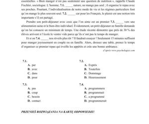 Matura 2020 AKUSZE CKE: j. francuski p. rozszerzony, 9