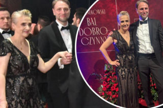 Europosłanka w eleganckiej kreacji na dobroczynnym balu. Obok same gwiazdy