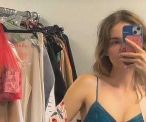 M jak miłość. Dominika Kachlik (Franka) na planie