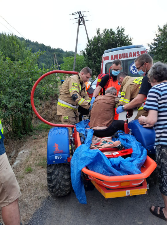 Dron odnalazł człowieka