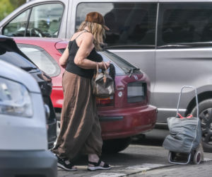 Agnieszka Perepeczko wystroiła się na bazar