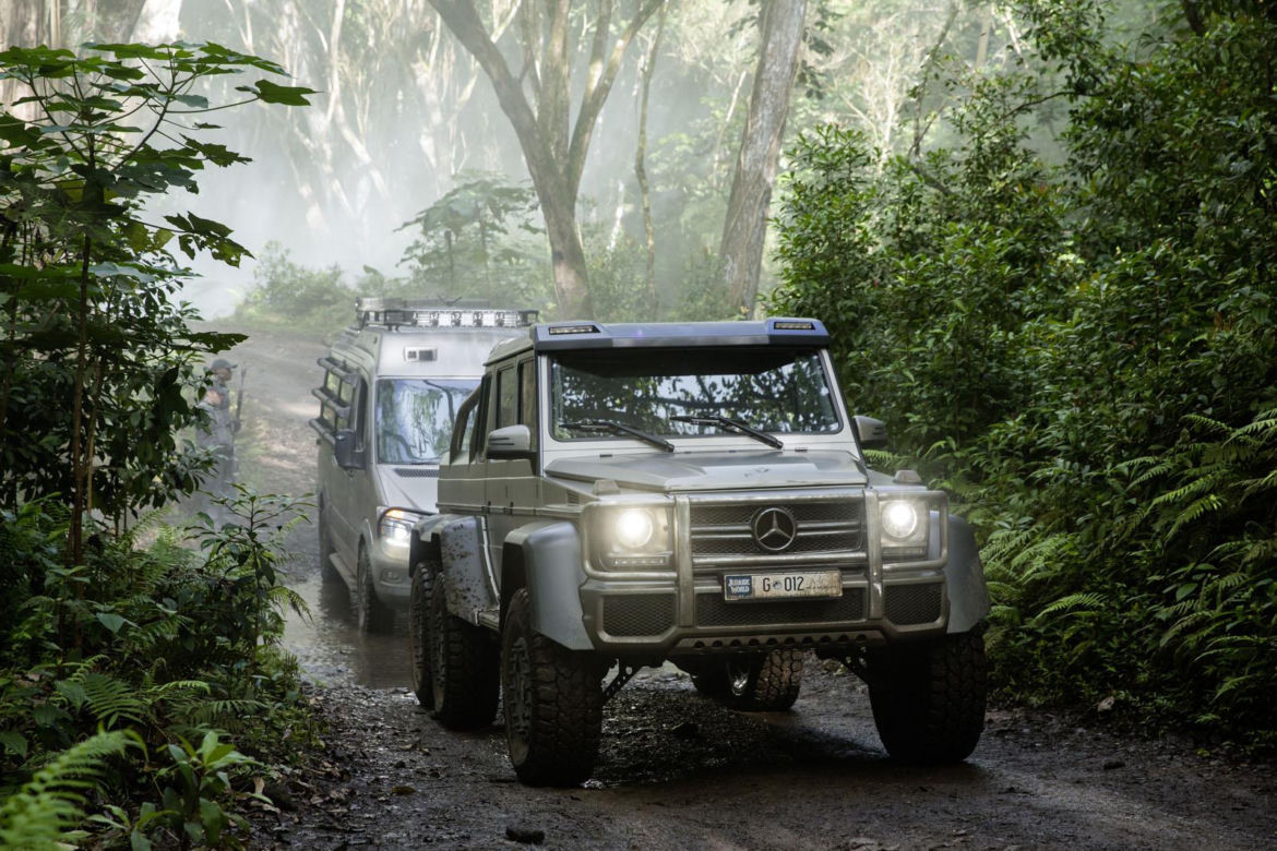 Mercedes w filmie "Jurassic World"